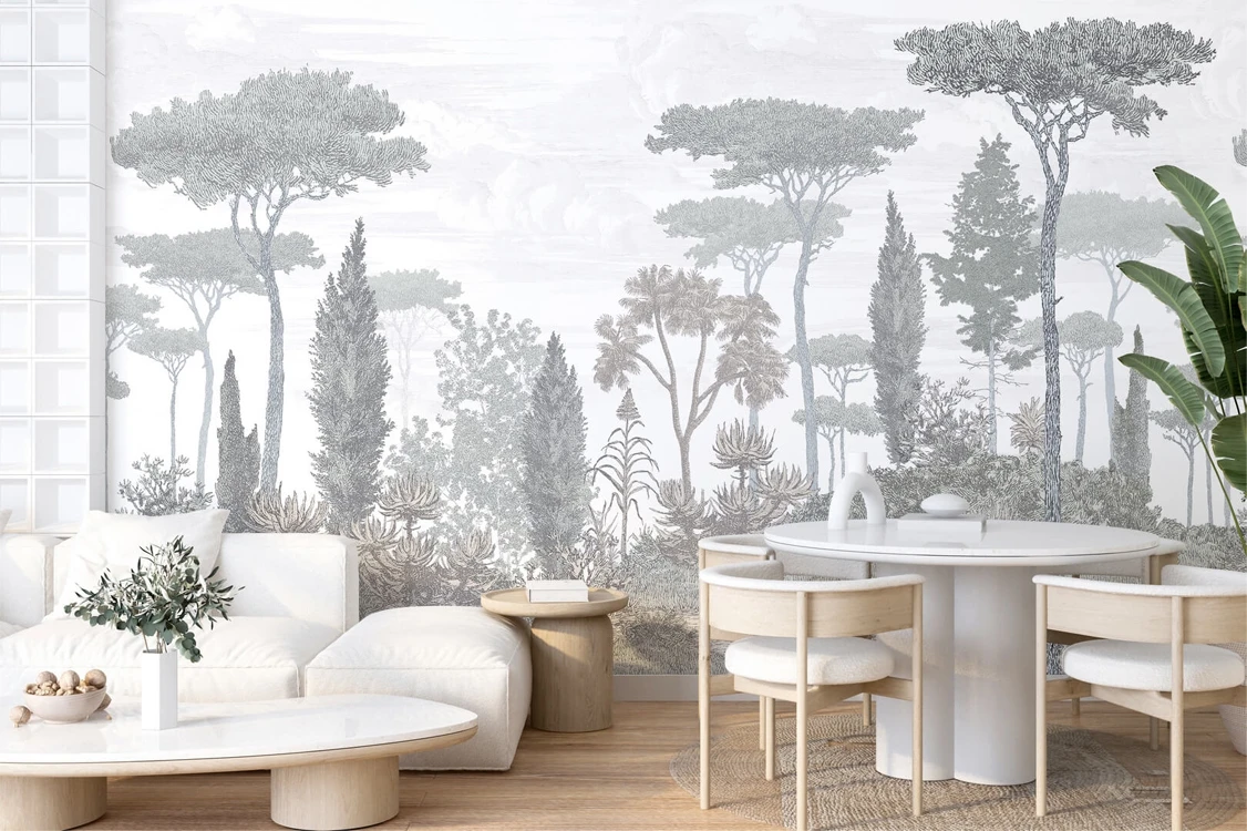 forest wall mural